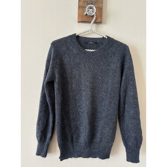 Journal Standard Relume Sweaters - Journal Standard Relume Womens Size F Gray/Blue Sparkle Sweater Wool Blend